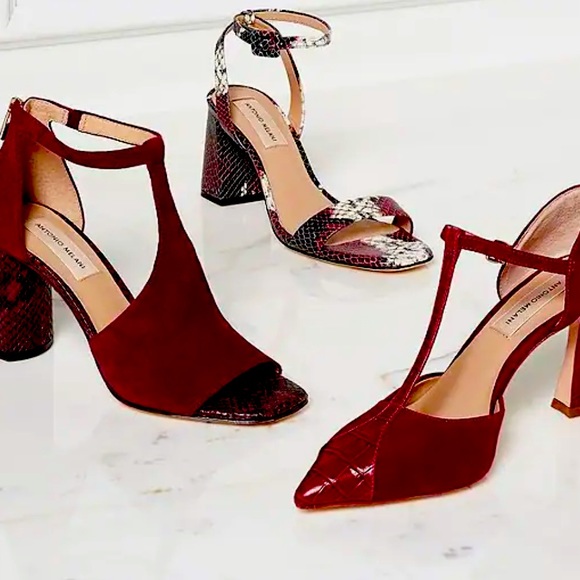 🆕Antonio Melani Snake Print Ankle Strap Sandals - Picture 3 of 11